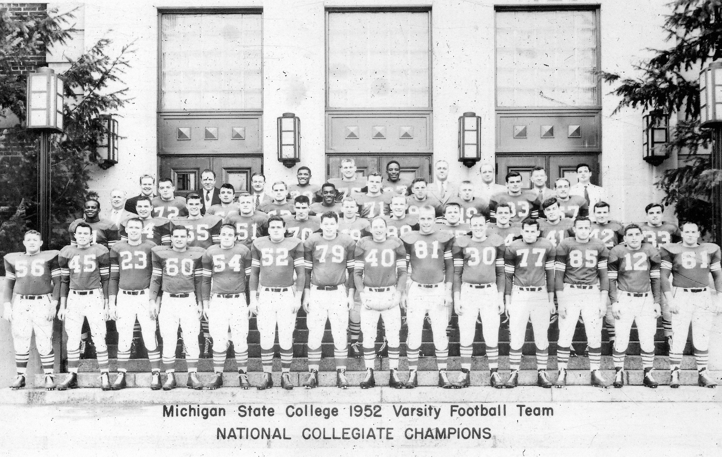 Michigan State College 1952 Football Team Michigan State College 1952 Football Team
