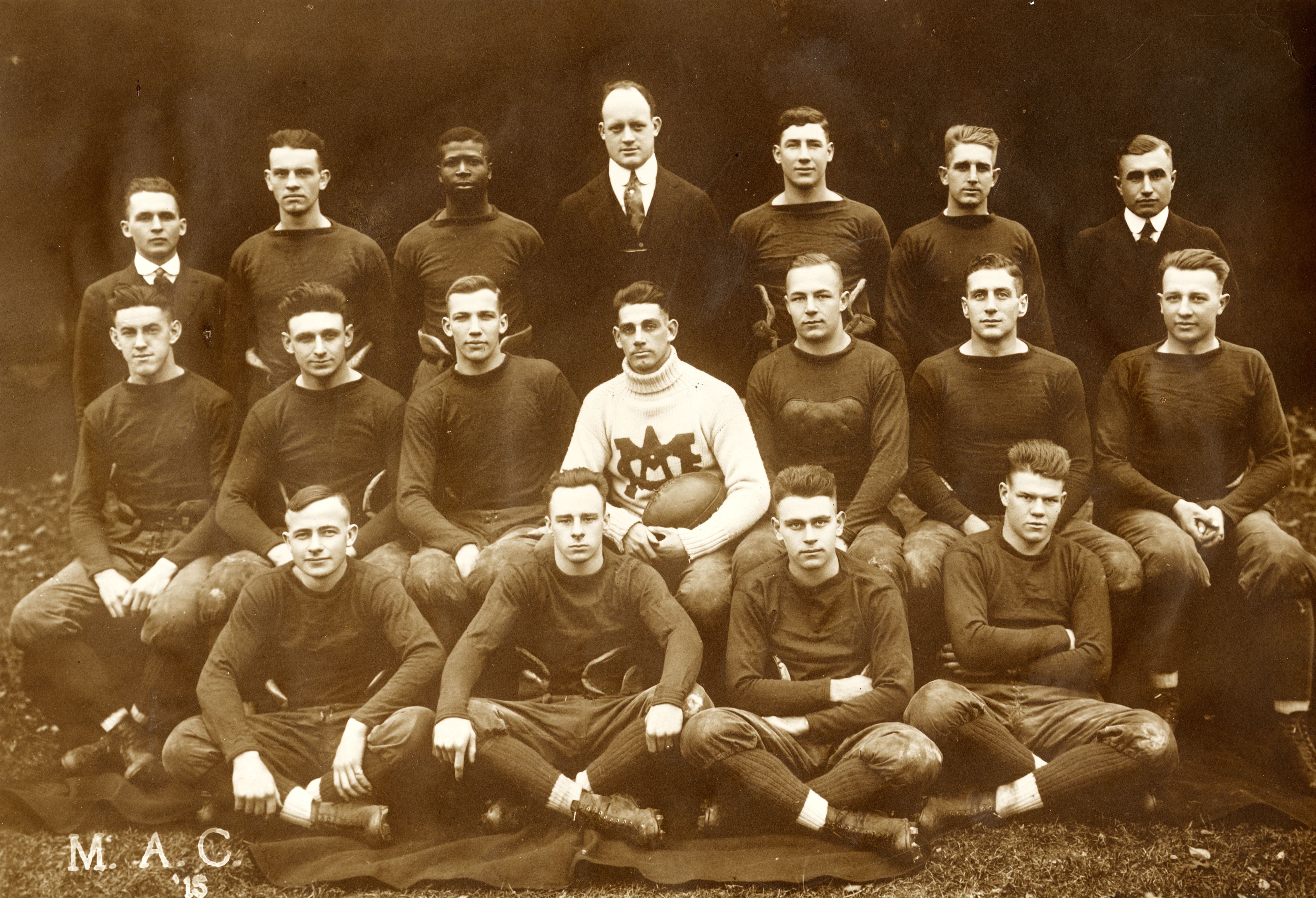 M.A.C. Varsity Football Team, 1915 M.A.C. Varsity Football Team, 1915