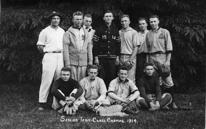 Baseball, senior team, 1914 Baseball, senior team, 1914